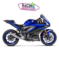 Ligne complète akrapovic racing Yamaha yzf R3 300 | Mt-03 2015-2024