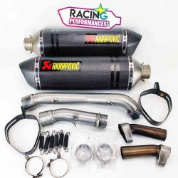 Silencieux d'échappement akrapovic carbone Kawasaki Z1000 2007-2009