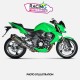 Photo d'illustration: Kawasaki Z1000 2007, silencieux akra carbone