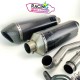 Demi-ligne akrapovic carbone occasion Z1000 2007-2009