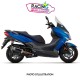 Ligne complète Arrow Urban Alu Dark KYMCO X-TOWN 125 2021-2024