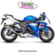 Silencieux carbone Akrapovic Slip-on Suzuki GSX-R 1000 2012-2016