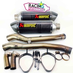 Silencieux akrapovic carbone slip-on Kawasaki ZZR 1400 2008-2011