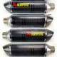 Silencieux akrapovic carbone slip-on Kawasaki ZZR 1400 2008-2011