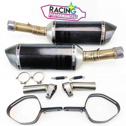 Silencieux akrapovic carbone kawasaki Z1000 & Z1000SX 2010-2020