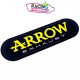 Stickers arrow Noir/Jaune rectangle 13,5cm 3885049