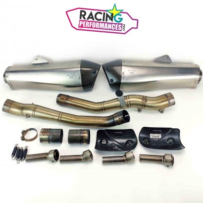 Demi-ligne Akrapovic Titane Kawasaki ZZR 1400 2012-2020