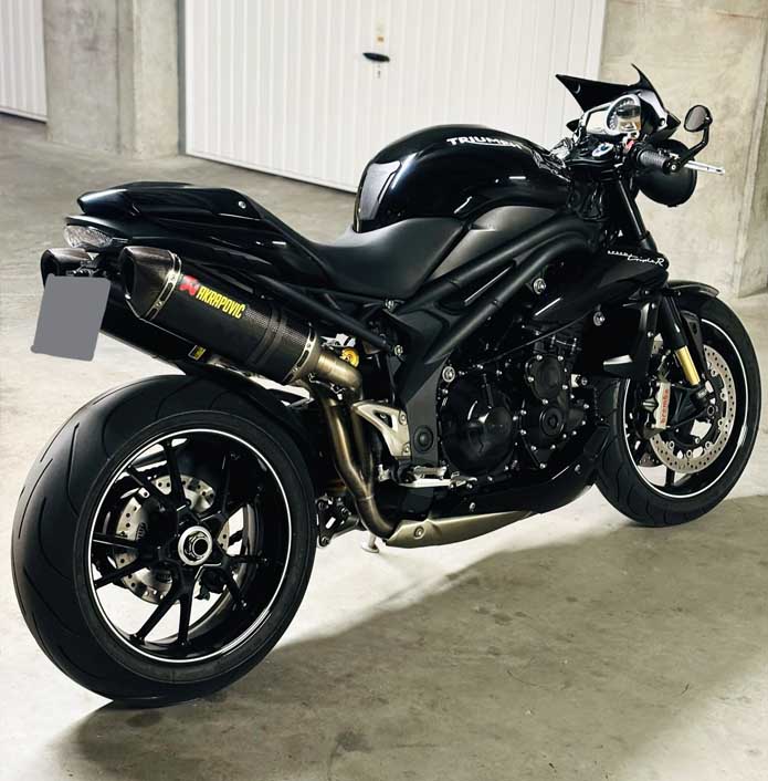 Silencieux Akrapovic Triumph Speed Triple 1050 2011-2017